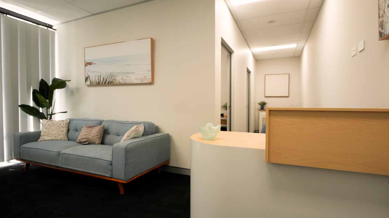 Your clients will feel welcomed upon arrival, with a cosy waiting area and complimentary water available.